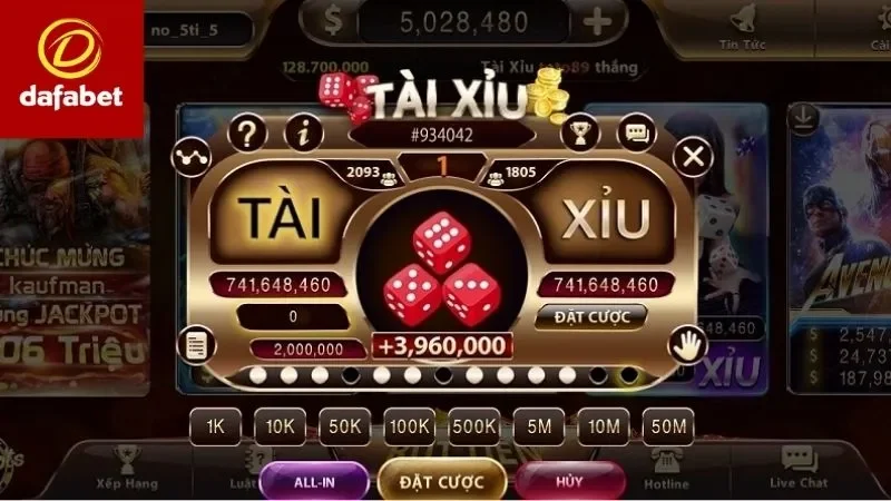 Quy trình chơi tài xỉu Livestream